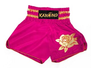 Short de Boxe Femme Kanong : KNSWO-403-Rose foncé